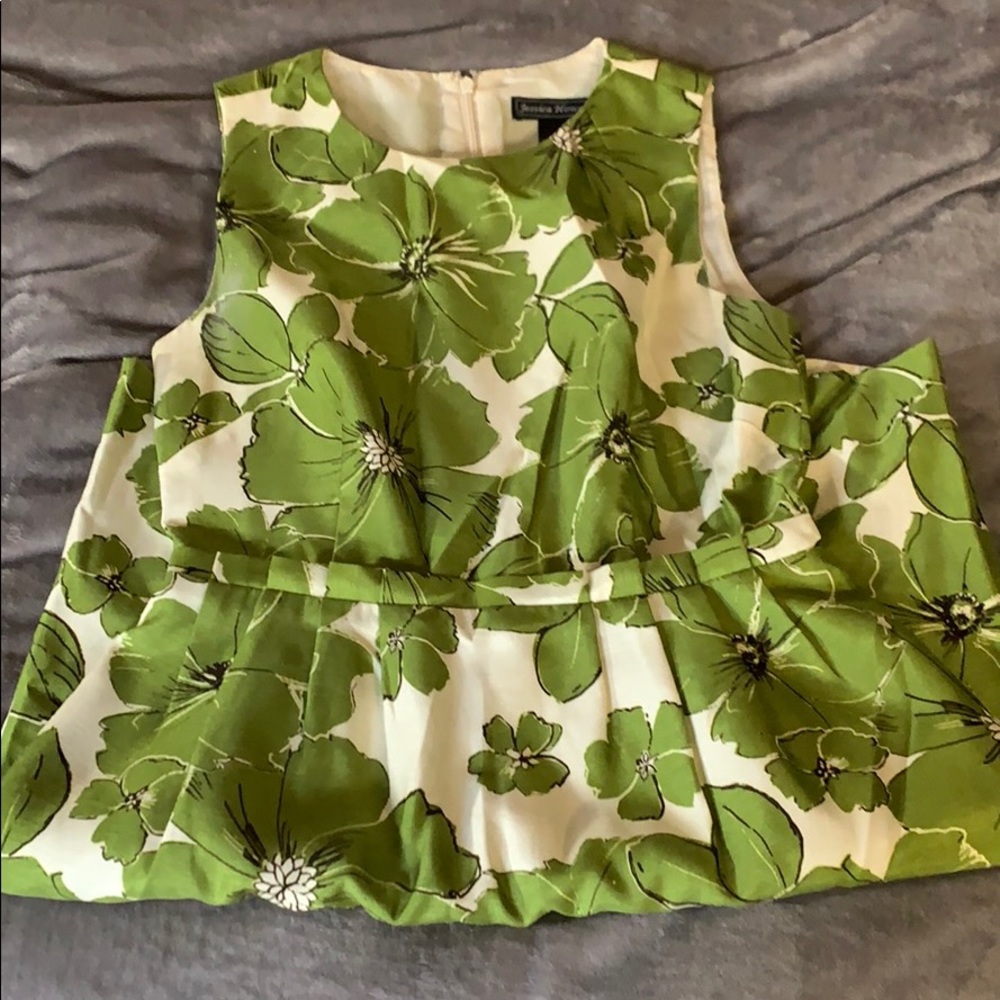 Jessica Howard Green Floral Dress - Picture 2 of 6